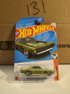 69 Mercury Cougar Eliminator #171 Green Muscle Mania 3/5 2024 Hot Wheels Case P - Picture 1 of 5