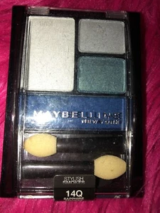 Maybelline 14Q Sapphire Smokes New York Expert Wear Eyeshadow Quad - Picture 1 of 1