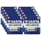 10 x Varta N size / LR1 batteries 1.5V Alkaline Lady MN9100 AM5 E90 4001 LR01