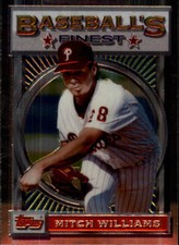 1993 Finest Philadelphia Phillies Baseball Card #49 Mitch Williams