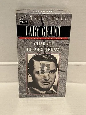 Cary Grant Double Feature (VHS, 2-Tape Set) Charade, His Girl Friday - Image 1 of 2