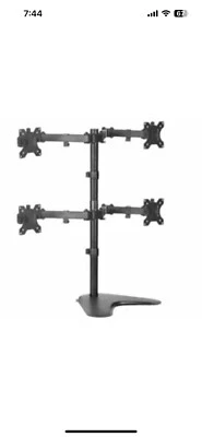 VIVO STAND-V004F Quad LCD Free Standing Adjustable Heavy Duty Desk Stand - Image 1 of 4