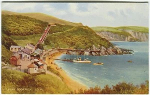 PORT SODERICK - Isle of Man Postcard Valentine's Art Colour - Picture 1 of 2