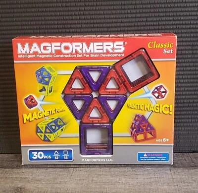 New Magformers Intelligent Magnetic Construction Set 30 Piece Set. - Image 1 of 4