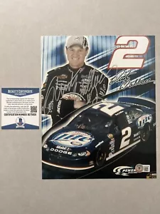 Rusty Wallace autographed signed 8x10 photo Beckett BAS COA NASCAR HOF Daytona - Picture 1 of 1