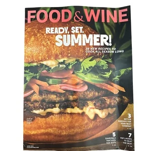 Food and Wine Magazine June 2025 Ready Set Summer Recipes - Picture 1 of 1