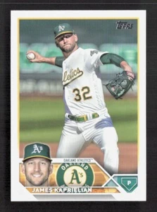 2023 Topps Update Advanced Stats #US240 James Kaprielian /300 SSP - Picture 1 of 2