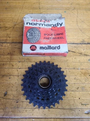 De colección Nuevo de Lote Antiguo Maillard Atom Normandy Helico Matic 6 Velocidades Rueda Libre 13-30t Foto 1 de 4