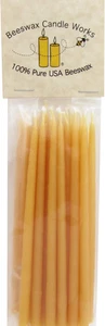 Beeswax Candle Works, 5-Inch Birthday Candles (Pack of 24) 100% USA Beeswax - Picture 1 of 12