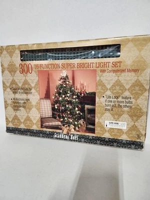 150Clear Indoor/Out Holiday Lights 16 Function w Memory 92 Feet New! - Image 1 of 4