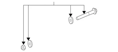 Braço de controle de parafuso de ajuste genuíno Mercedes-Benz 000-333-10-71 - Imagem 1 de 2
