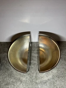 Seltenes Paar WM A Rogers Vintage Silber Teller Halbrunde Wandleuchter  - Bild 1 von 15