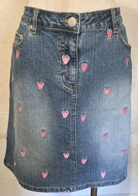 Falda vaquera fresa Lilly Pulitzer talla 8 Foto 1 de 4