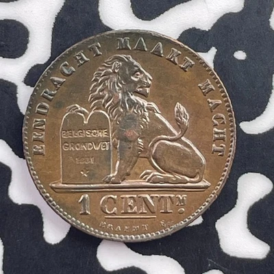 Lote de 1 céntimo Bélgica 1907 #C4853 Foto 1 de 2