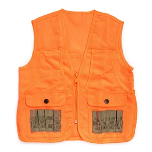 Quietwear Front Loading Small Game Upland Field Blaze Orange Hunting Vest L, XL - Picture 1 of 2