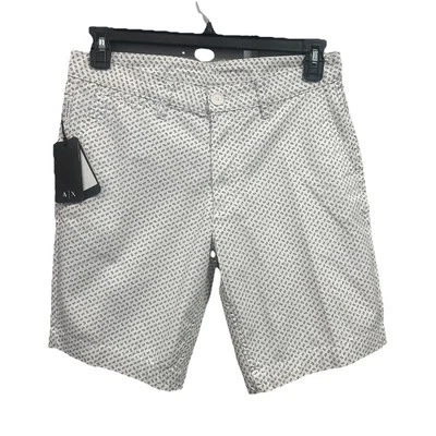 Armani Exchange A|X Men's Size 36 Black Geometric Logo Print 9" Inseam Shorts - Image 1 of 4