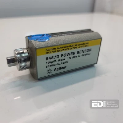 HP 8487D Power Sensor -70dBm to -20dBm, 100pW-10uW 50 MHz to 50 GHz *Cal Error* - Image 1 of 4