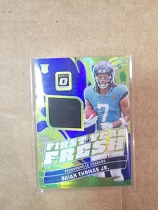 Tarjeta de memoria RC 2024 Panini Donruss Optic - Primer año fresca Brian Thomas Jr - Imagen 1 de 2