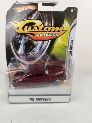 Hot Wheels Custom Classic Fresh Paint Series 1949 Mercury Burgundy New 2007 Rare - Image 1 of 4