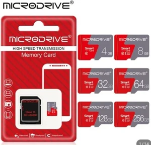 Microdrive SD Memory Card With Adapter High Speed Class 10 128GB - Picture 1 of 2