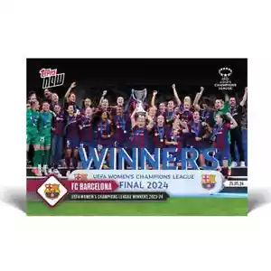 Topps Now UWCL 2023-24 - Card 021 - FC Barcelona - UWCL Winners 23/24 - Bild 1 von 2
