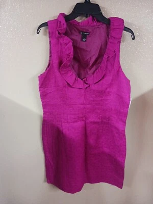 Новые направления розовый платье без рукавов с оборками декольте размер 16 новый с ярлыками хвост $86 - Изображение 1 из 4