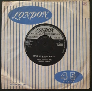 JAMES BROWN - Papa's Got a Brand New Bag (Part 1 & 2) - London - HL 9990 - VG+ - Picture 1 of 2