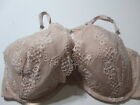 Adore Me Bra Size 36DDD Light Pink Underwired Lined Adjustable Straps Lace