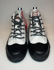 Stivali da pioggia Hunter for Target sneakers tela bianca giovani taglia 4 nuovi senza scatola - Foto 1 di 5