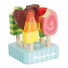 Le Toy Van Non-toxic Water-based Painted Colourful Honeybake Ice Lollies Playset