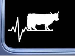 Highland Lifeline Bull Aufkleber 6" Sticker OS 257 Rinder Kuh - Bild 1 von 1