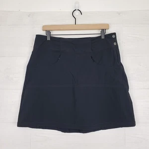 Athleta Skort Athletic Hiking Size 10 Nylon Pockets Black - Picture 1 of 7