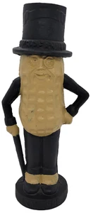 Planters Mr. Peanut Cast Iron 11" Coin Bank - Picture 1 of 6