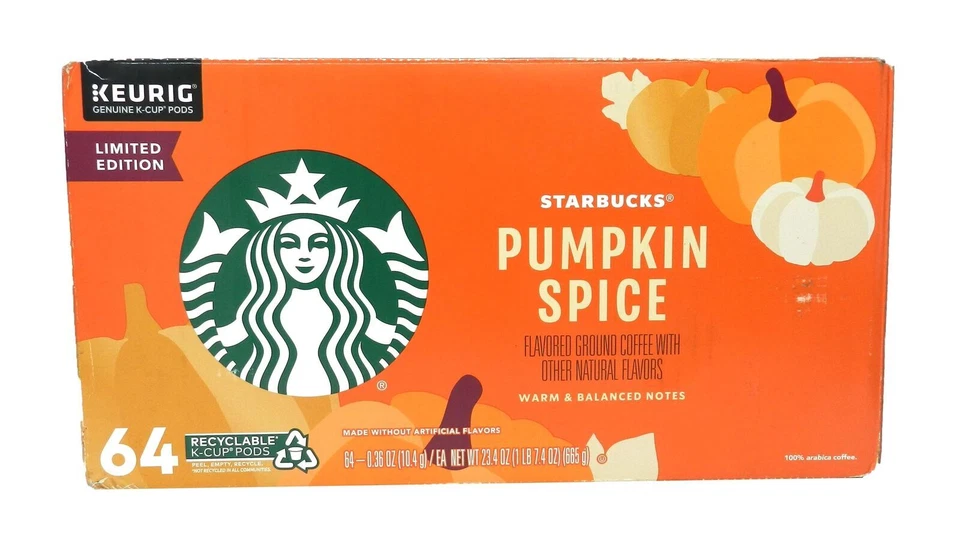 Starbucks Limited Edition Coffee K-Cups Pumpkin Spice (64 Count)