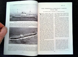 La Marina Mercante Noruega desde 1945 Actas del Instituto Naval de los Estados Unidos Septiembre 1956 - Imagen 1 de 4