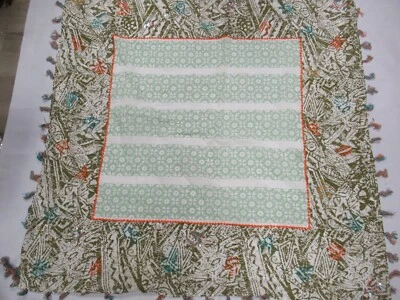 CHAN LUU Scarf Woman's 100% Cotton  38 by 38 - Image 1 of 4