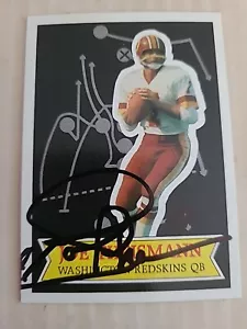 AUTOGRAPHED 1984 TOPPS #12 JOE THEISMANN FOOTBALL STARS COLLECTOR'S EDITION - Picture 1 of 3