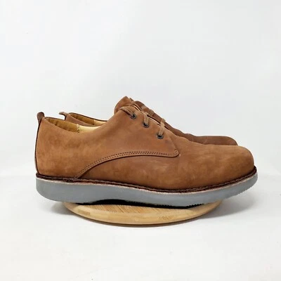 Samuel Hubbard Zapatos Libres Para Hombre 11.5 W Cuero Marrón Oxford Confort Vibram Foto 1 de 4