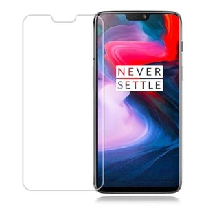New Thin Clear Tempered Glass Screen Guard Protector For One Plus 6 Pack Of 2 - Picture 1 of 1