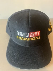 Cappello Formula Drift Champions Snapback Regolabile Nero Berretto Baseball Otto Racing - Foto 1 di 6
