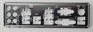 I/O Shield BACKPLATE MSI FM2-A75MA, FM2-A75MA, FM2-A85XMA Motherboard IO - Afbeelding 1 van 3
