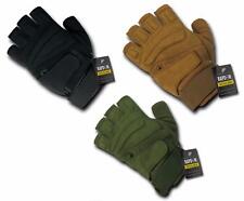 Lightweight Half Finger Tactical Padded Knuckle Gloves Rapdom T23 BLK COY ODG