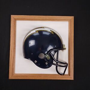 Custom OG Vintage San Diego Chargers NFL Football Helmet Plaque Wood 16x16 Rare