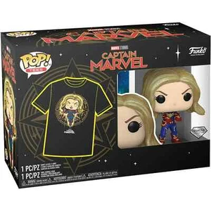 Funko Pop and Tee: Marvel - Capitana Marvel Talla Grande - Imagen 1 de 4