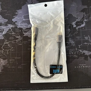 Usb4 40gb Data Cable Electronic Component Braided Wire Charging Line 30cm - Zdjęcie 1 z 4