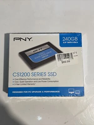 PNY CS1211 240GB SSD 2.5" SSD7SC240GCS12 SATA 6Gb/s - Image 1 of 3