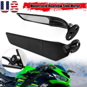 For Honda CBR1000RR 04-16 Adjustable Side HD Mirrors Rearview Wing Wide Mirror - Bild 1 von 10