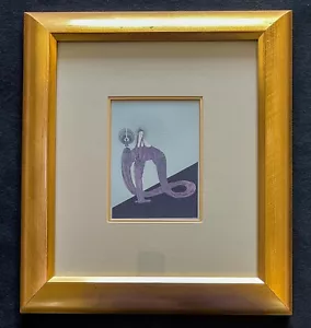Erte The Celestial Virtues - Wisdom Framed Art Card 18"x16"x2" - Picture 1 of 5
