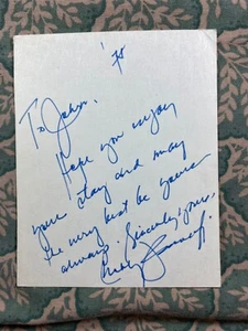 Mystery Autograph From The John Verzi Collection #83 - Picture 1 of 2