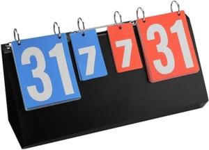Portable Scoreboard/Tabletop Score Keeper/Score Flipper/Flip Scoreboard for Bask - Picture 1 of 9